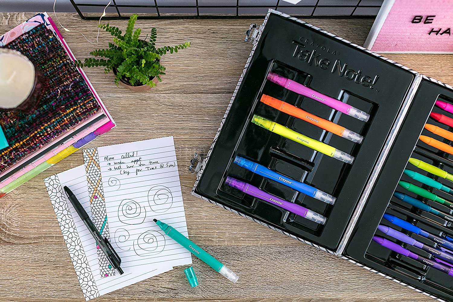 Crayola Take Note! Colorful Writing Art Case 04 - 0421 - Colorland Toys