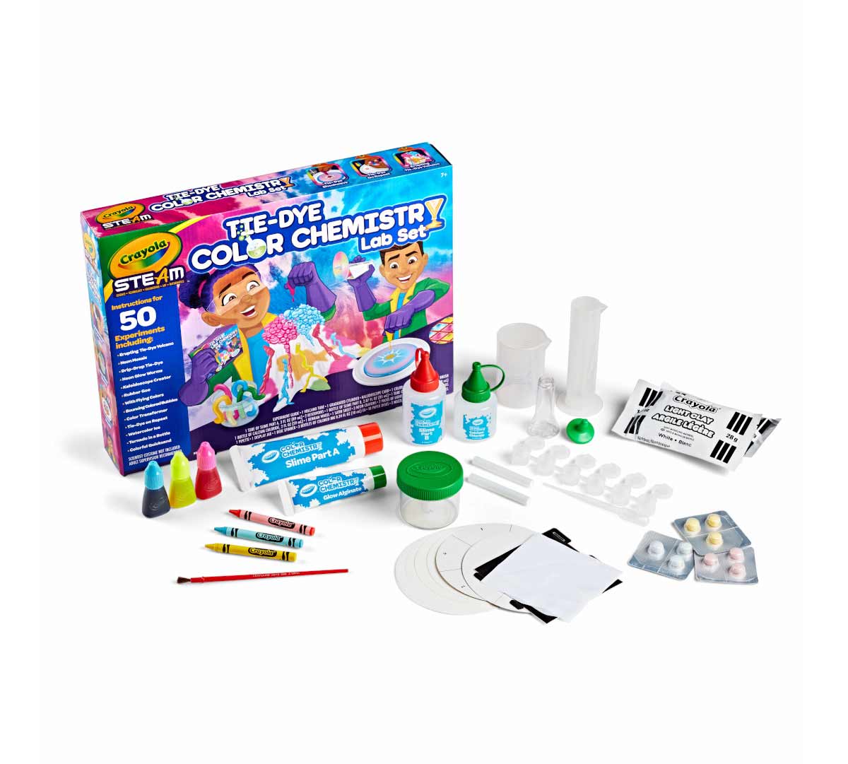Crayola Tie - Dye Color Chemistry Lab Set CY74 - 7487 - Colorland Toys