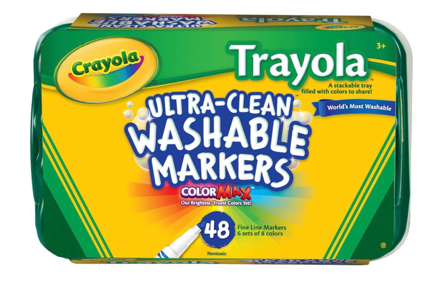 Crayola Trayola Ultra-Clean Washable Markers Fine Line 48ct 58-8214 — image 1