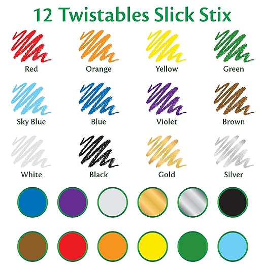 Crayola Twistables Slick Stix 12 ct CY52 - 9512 - Colorland Toys