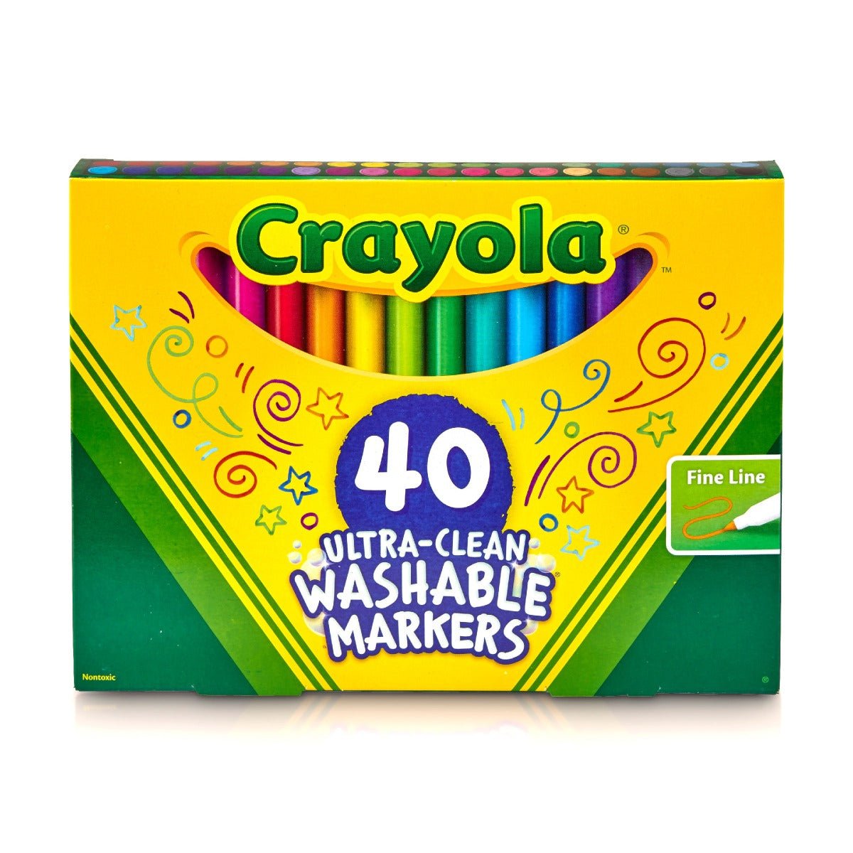 Crayola Ultra Clean Fine Line Washable Markers 58 - 7861 - Colorland Toys