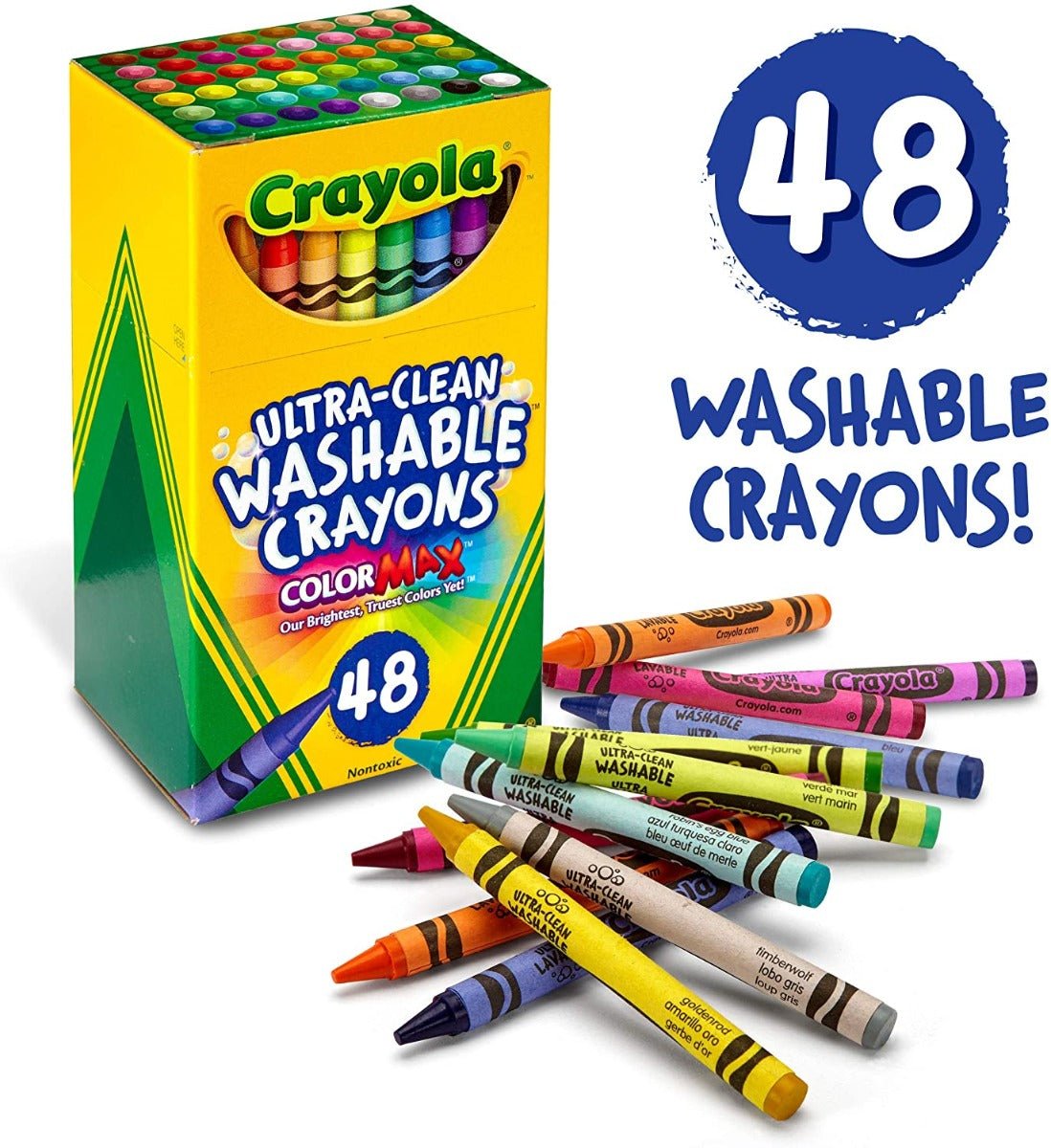 Crayola Ultra Clean Washable Color Max 48pcs 52-6948 — image 2