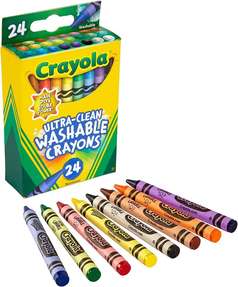 Crayola Ultra Clean Washable Crayons Color Max 24ct CY52 - 6924 - Colorland Toys