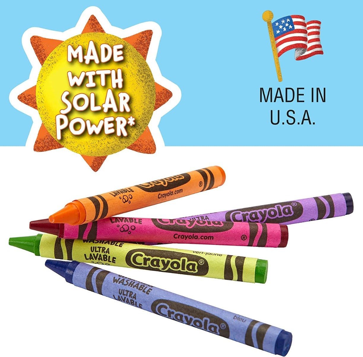 Crayola Ultra Clean Washable Crayons Color Max 24ct CY52 - 6924 - Colorland Toys