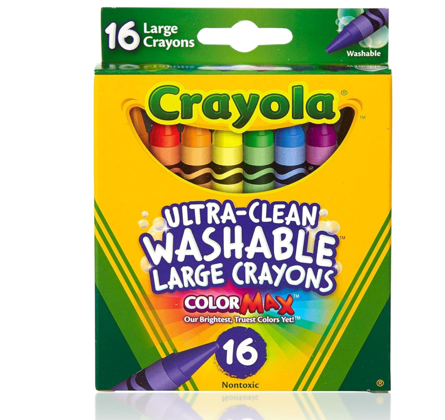 Crayola Ultra - Clean Washable Large Crayons 16's - Colorland Toys