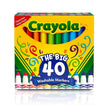 Crayola Ultra-Clean Washable Markers Broad Point 40ct 58-7858