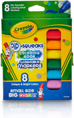 Crayola Washable Coloring Book Pip-Squeaks Markers 8ct CY58-8704