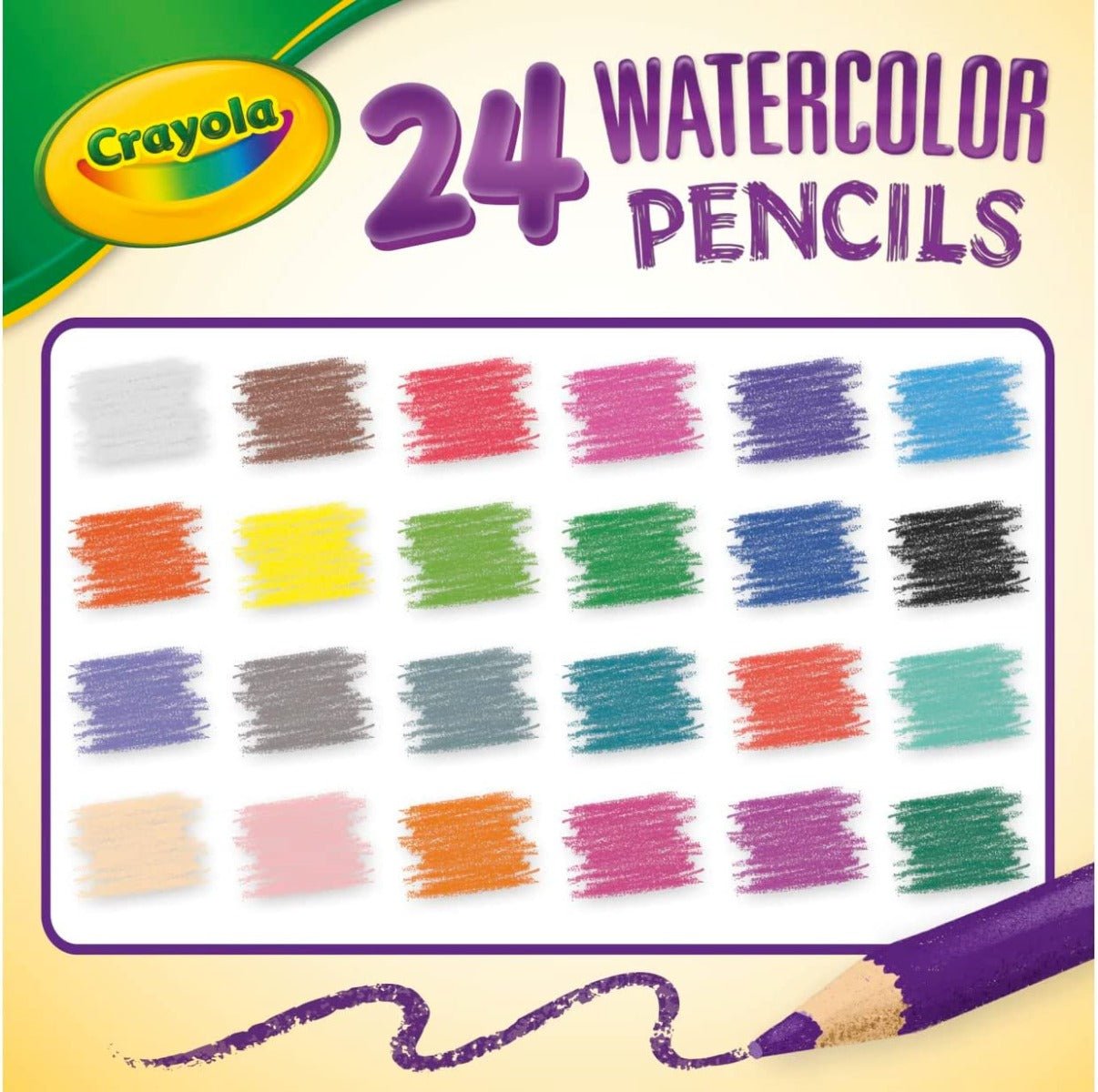 Crayola Watercolor Pencils 24ct 68 - 4304 - Colorland Toys