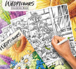 Crayola Wildflower Adult Coloring Book 40pages CY04-1135