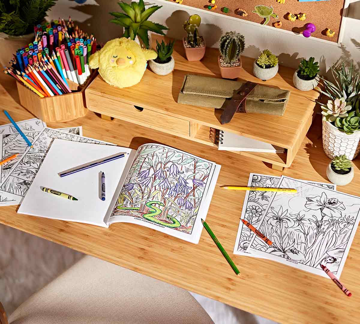 Crayola Wildflower Adult Coloring Book 40pages CY04-1135 — image 9