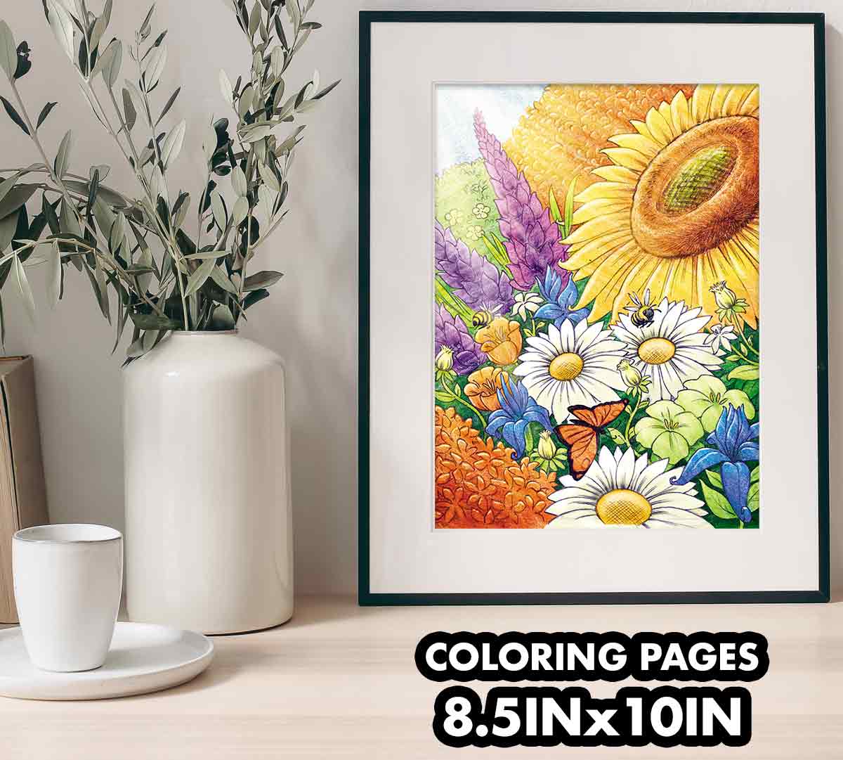 Crayola Wildflower Adult Coloring Book 40pages CY04-1135 — image 7