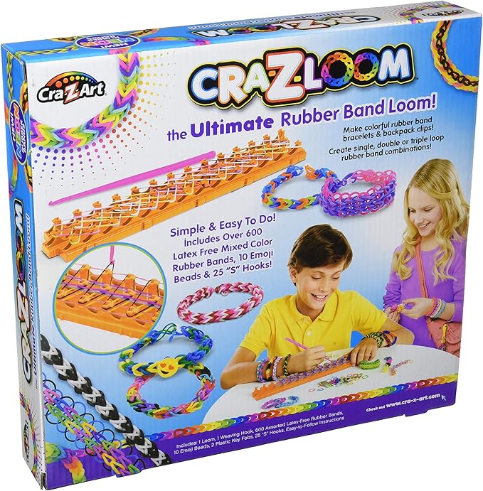 CraZart CraZLoom Ultimate Rubber Band Loom CA - 19128 - Colorland Toys