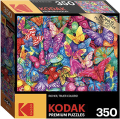 CraZart Kodak 350 Pieces Puzzle Colorful Butterflies - Colorland Toys