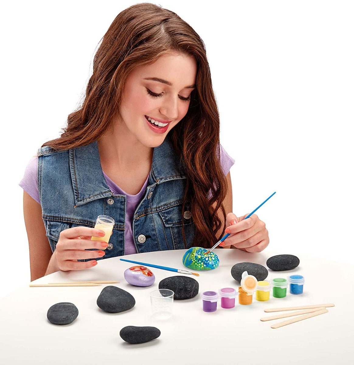 CraZart Shimmer And Sparkle Rock Art 65520 - Colorland Toys