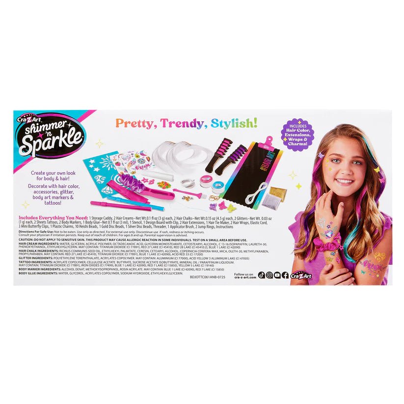 CraZArt Shimmer N Sparkle 2-in-1 Hair and Body Creations Caddy SNS-65708 — image 7