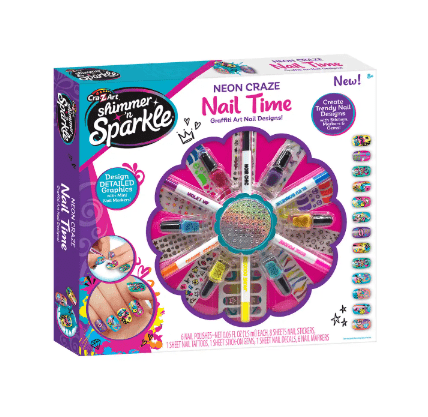 CraZart Shimmer N Sparkle 3 - in - 1 Nail Art Designer SNS - 65659 - Colorland Toys