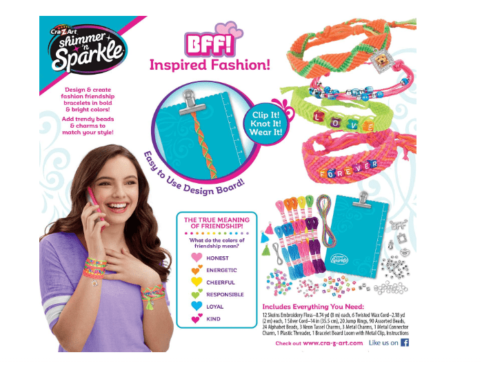 CraZart Shimmer N Sparkle BFF Charm Kit SNS-65668 — image 3