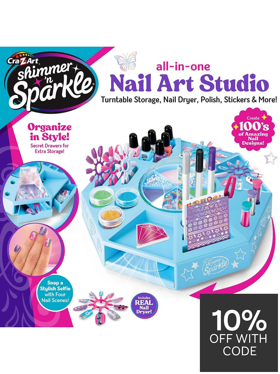 CraZArt Shimmer N Sparkle Nail Art Studio SNS-65702 — image 7