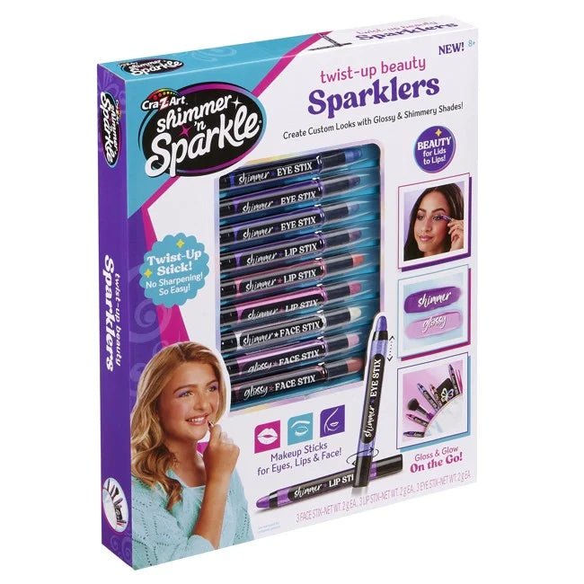 CraZArt Shimmer N Sparkle Twist up Beauty Sparklers SNS-65703 — image 1