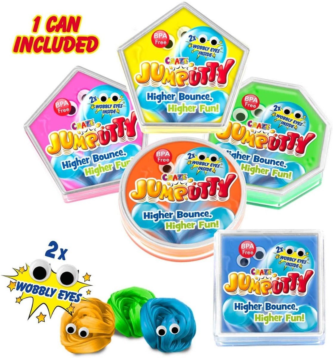 Craze Jumputty Can 18675 - Colorland Toys