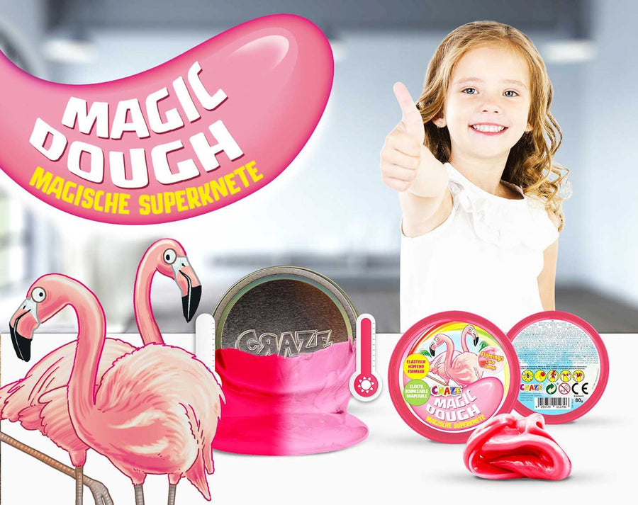 عجينة سحرية ذكية من CRAZE Super Clay Flamingo 12796