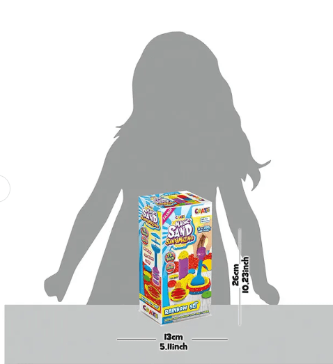 Craze Magic Sand Sandamazing Rainbow Set 32404 - Colorland Toys
