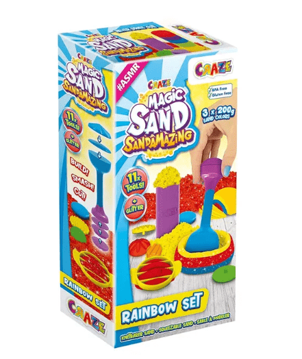 Craze Magic Sand Sandamazing Rainbow Set 32404 - Colorland Toys