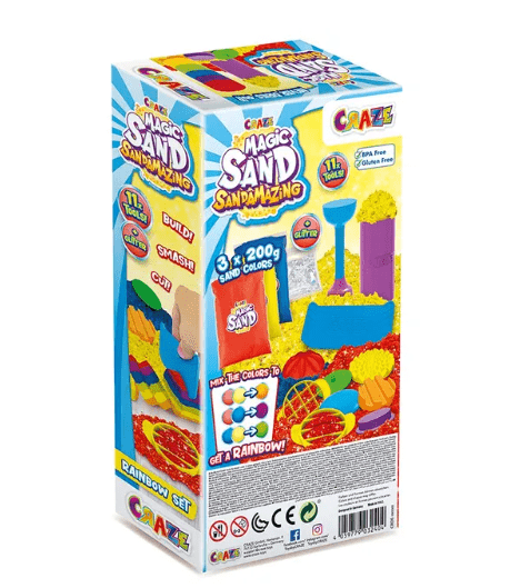 Craze Magic Sand Sandamazing Rainbow Set 32404 - Colorland Toys