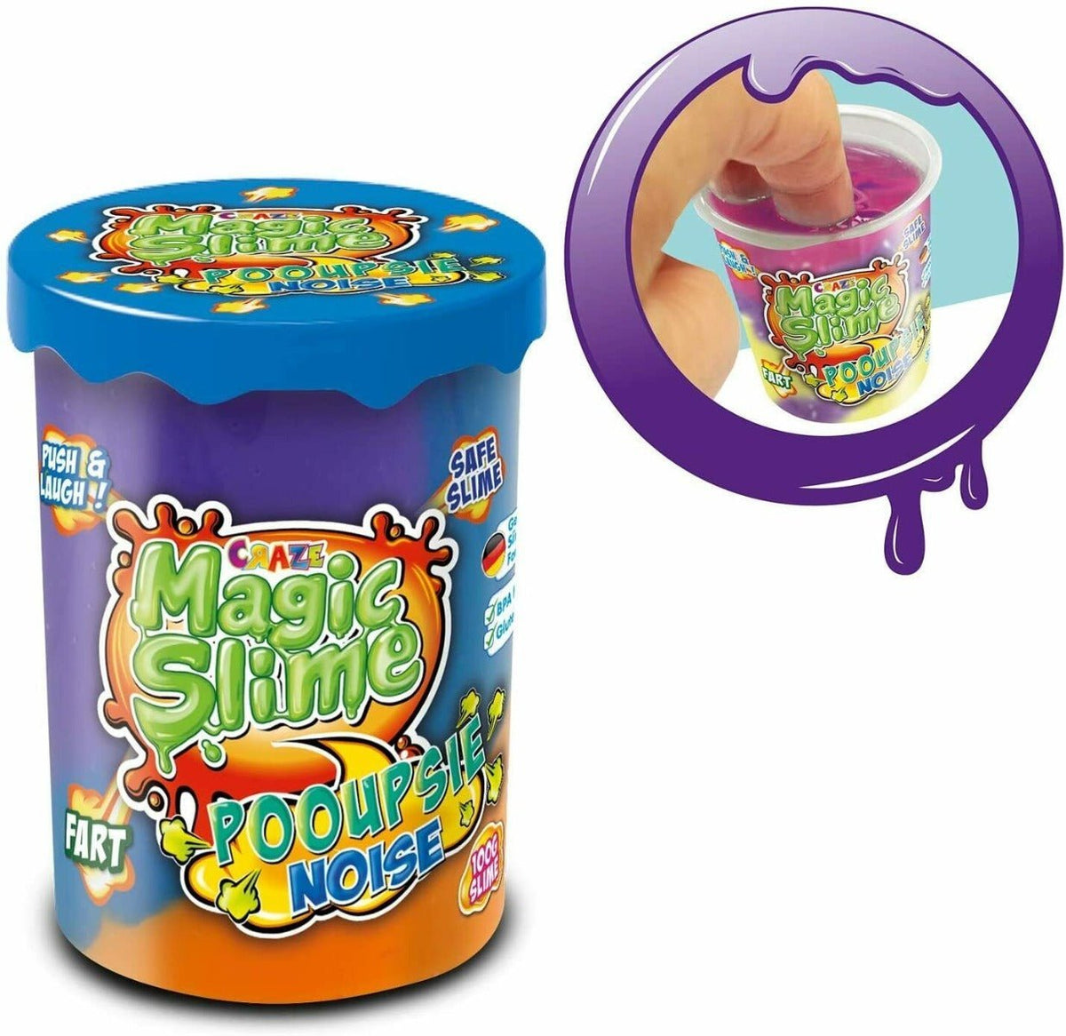 لعبة CRAZE Magic Slime Noise Pooupsie 21989  — image 6