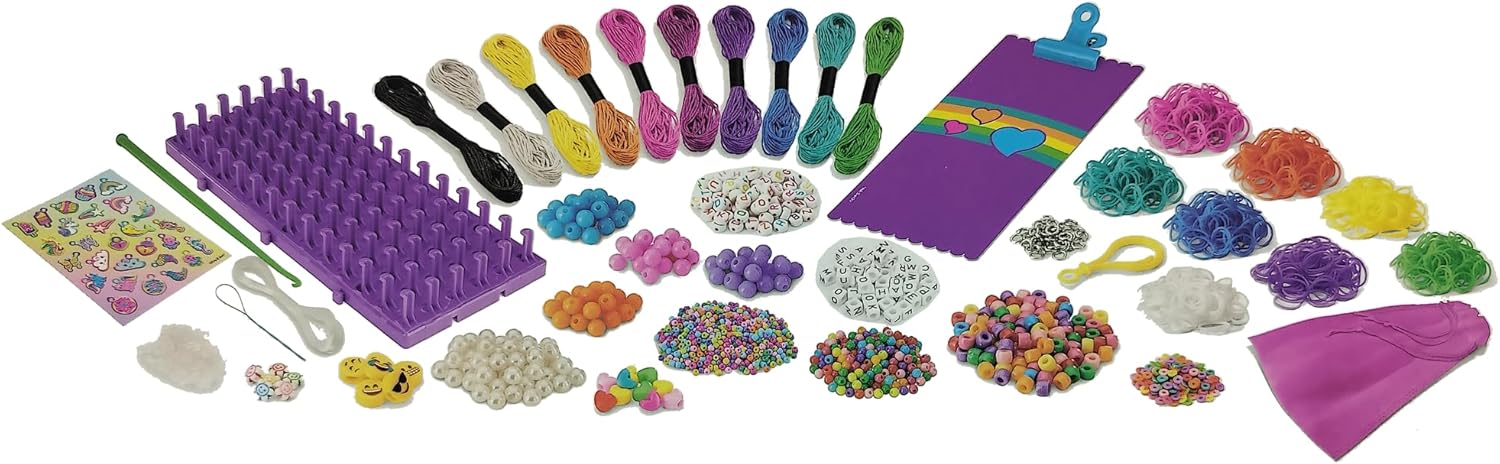 CraZLoom All - in - One Loom Bead And Charm Friendship Studio - Colorland Toys