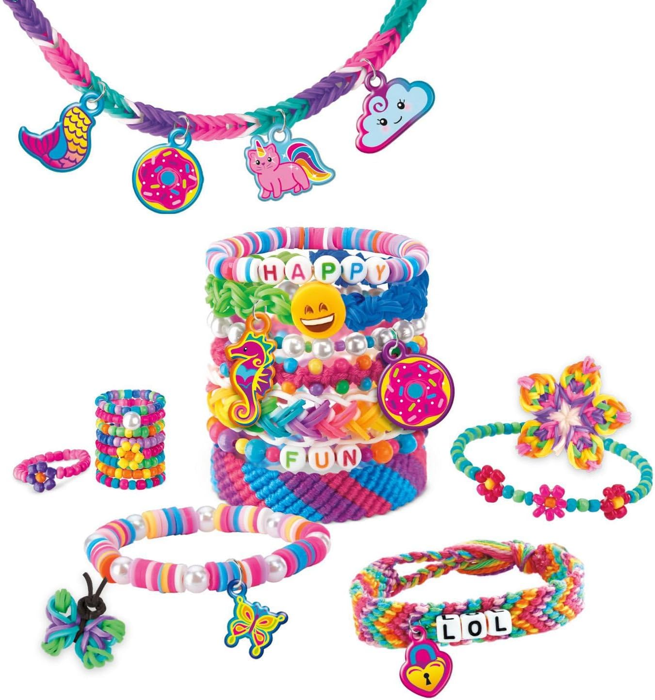 CraZLoom All - in - One Loom Bead And Charm Friendship Studio - Colorland Toys