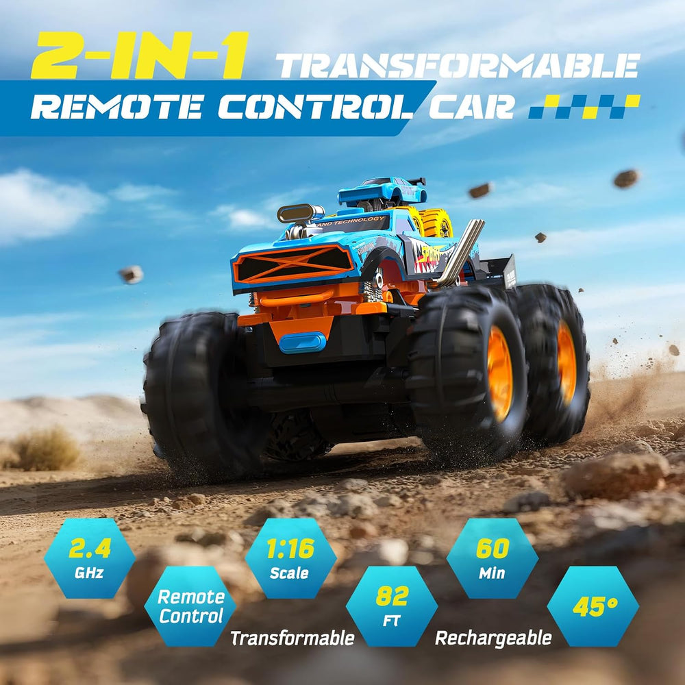 Crazon 2 in 1 RC Deformation Launch 333-TS251401 - Colorland Toys