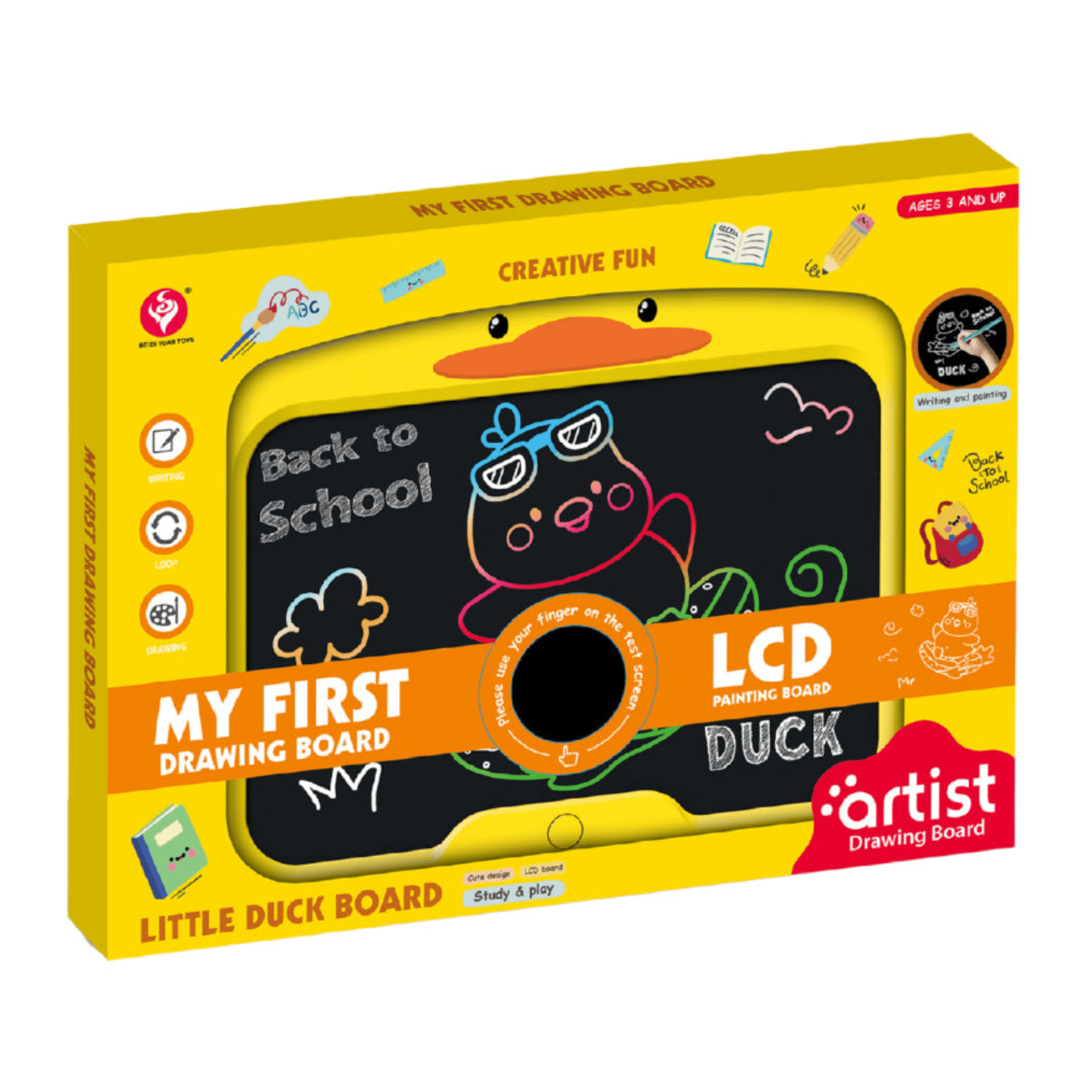 Creative Fun Little Duck Drawing LCD Board 050-73 - Colorland Toys
