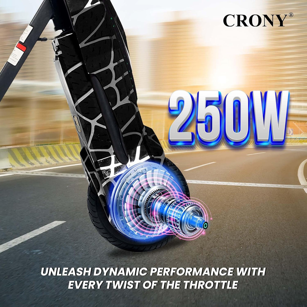 Crony V Type Drift Scooter 36V Black JL009/JL008 — image 6