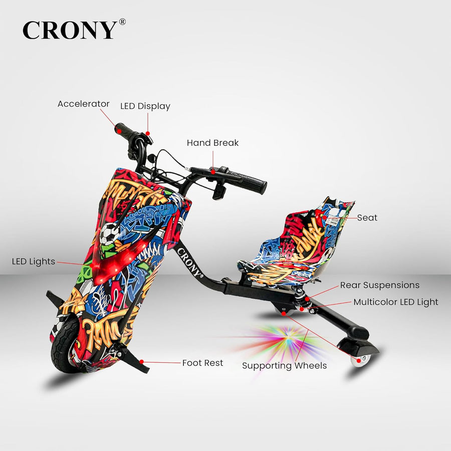 Crony V Type Drift Scooter 36V Mix JL009 — image 7