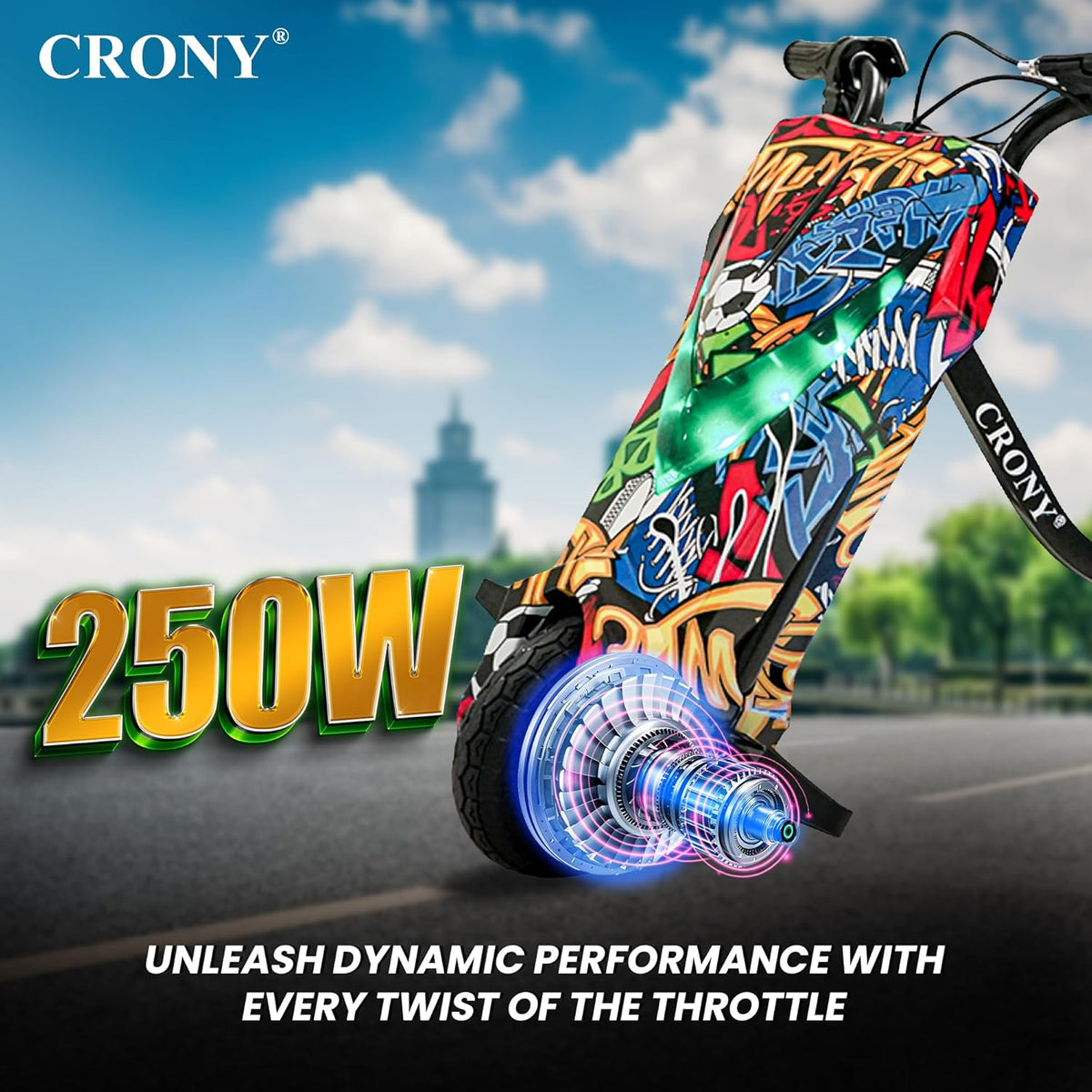 Crony V Type Drift Scooter 36V Mix JL009 — image 5