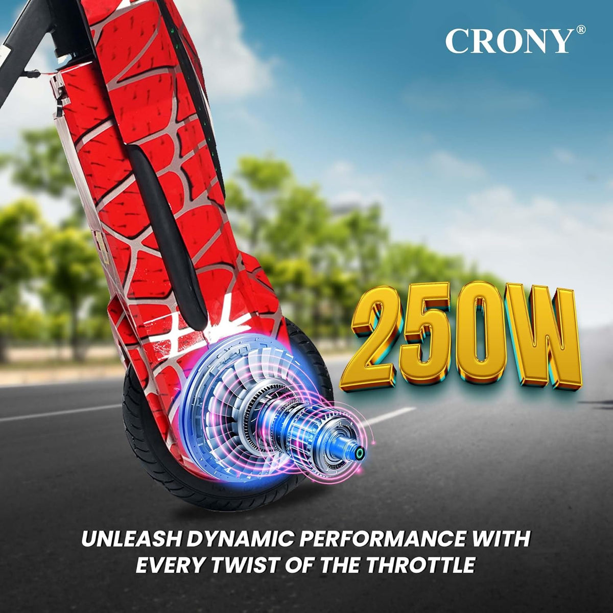 Crony V Type Drift Scooter 36V Red JL009/JL008 — image 6
