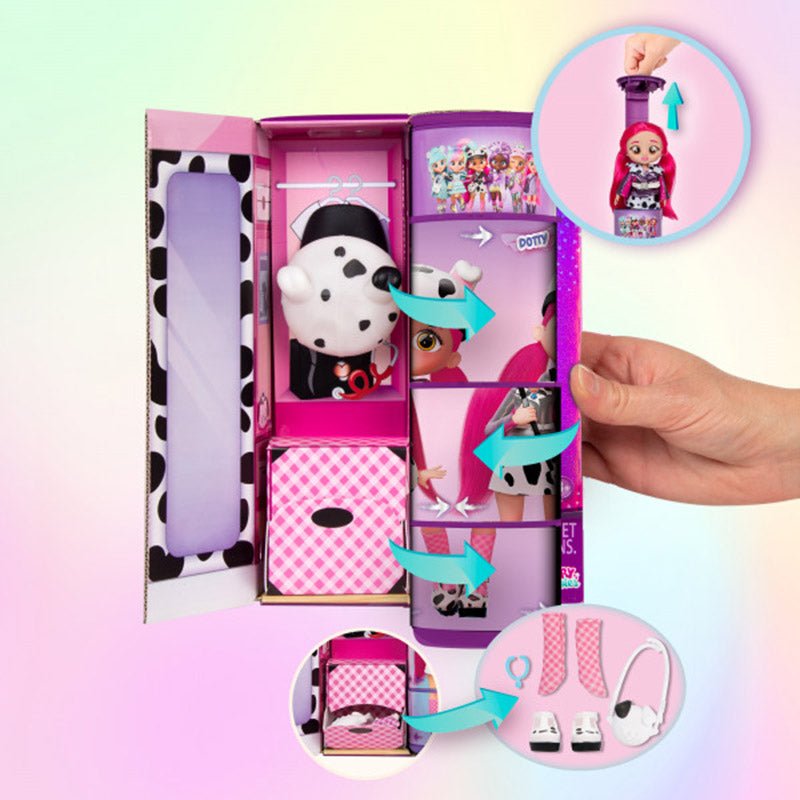 Cry Babies Bff Fashion Doll 8inch - Dotty 904378 - Colorland Toys