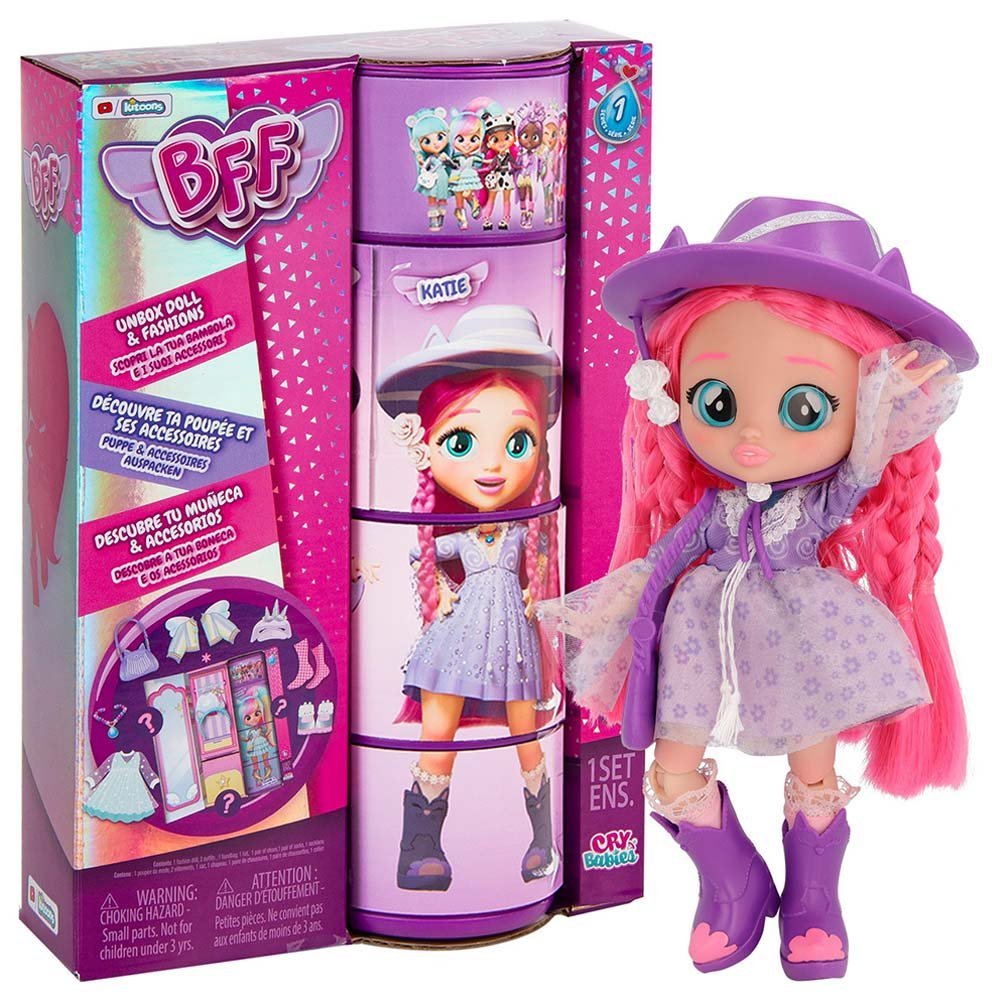 Cry Babies Bff Fashion Doll 8inch - Katie 904347 - Colorland Toys