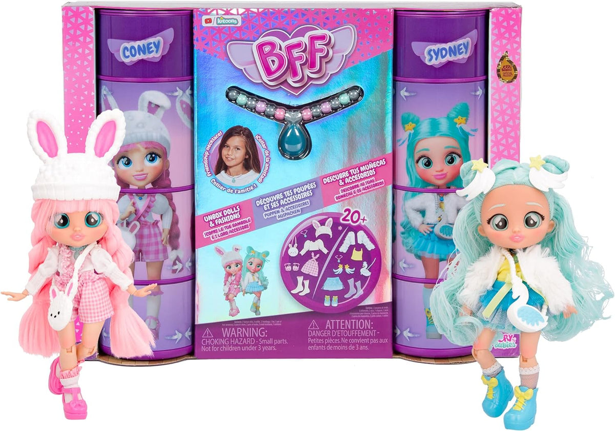 Cry Babies Bff Fashion Doll Coney & Sydney 904316 - Colorland Toys