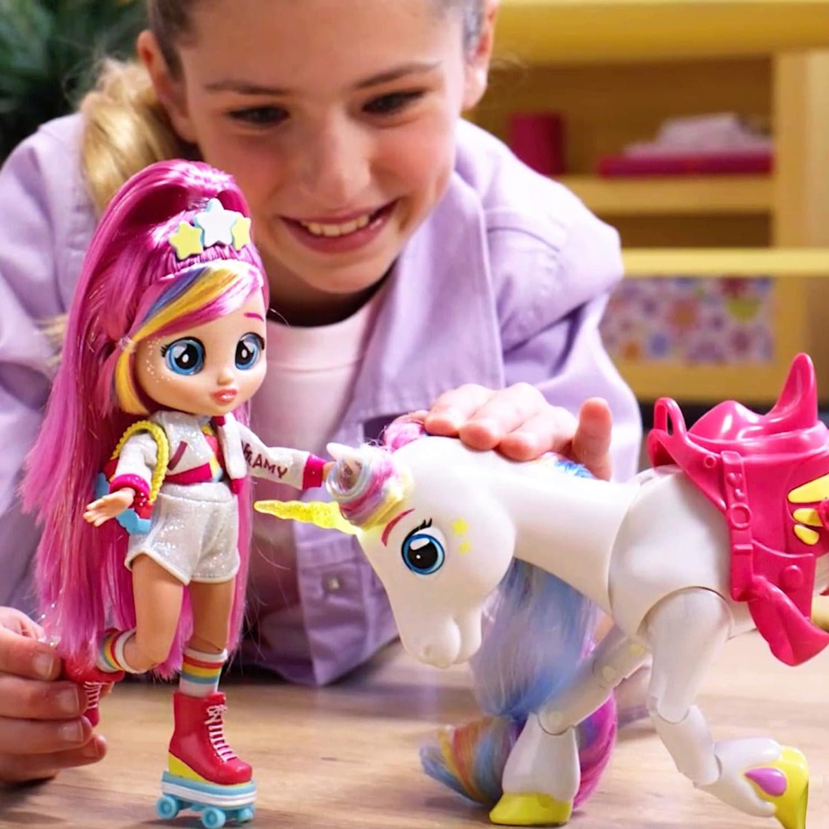 Cry Babies Bff Fashion Doll Dreamy & Ream the Unicorn 87798 - Colorland Toys