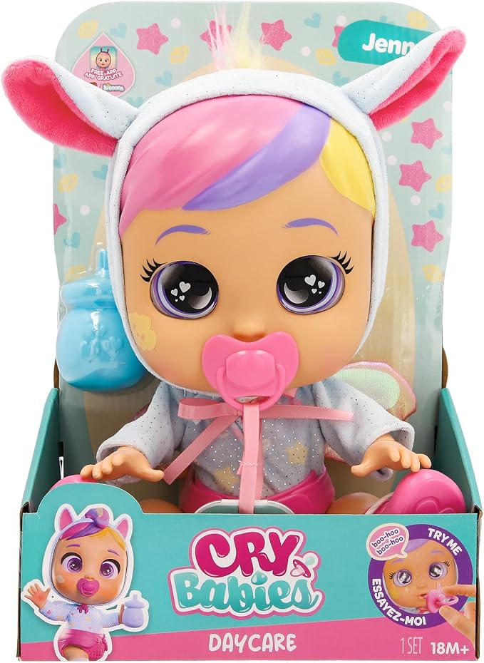 Cry Babies Day Care Jenna Baby Doll With Light 923744 - Colorland Toys