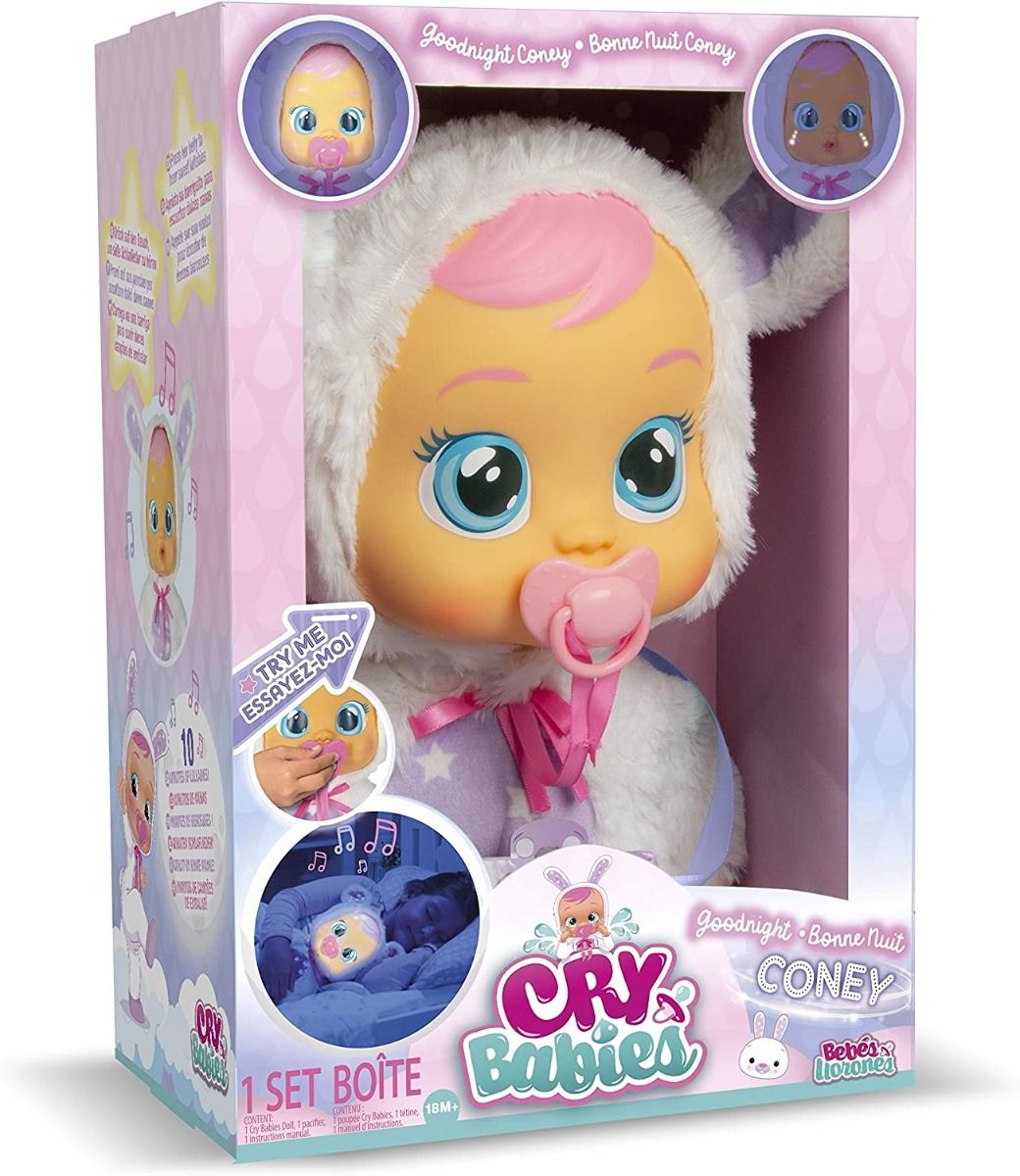 Cry Babies Goodnight Coney Doll 93140 — image 5