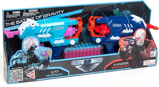 Cryo Agent Soft Bullet Gun Battle of Gravity 76460 - Colorland Toys