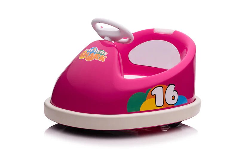 Cute Little Shark Bumper Car 6V Pink XMX621 — image 1