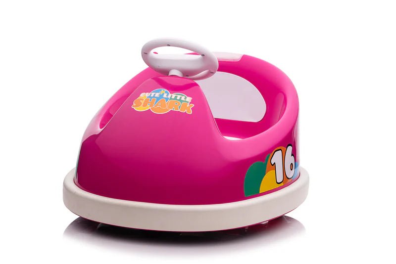 Cute Little Shark Bumper Car 6V Pink XMX621 — image 3