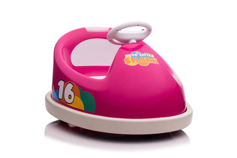 Cute Little Shark Bumper Car 6V Pink XMX621 — image 2
