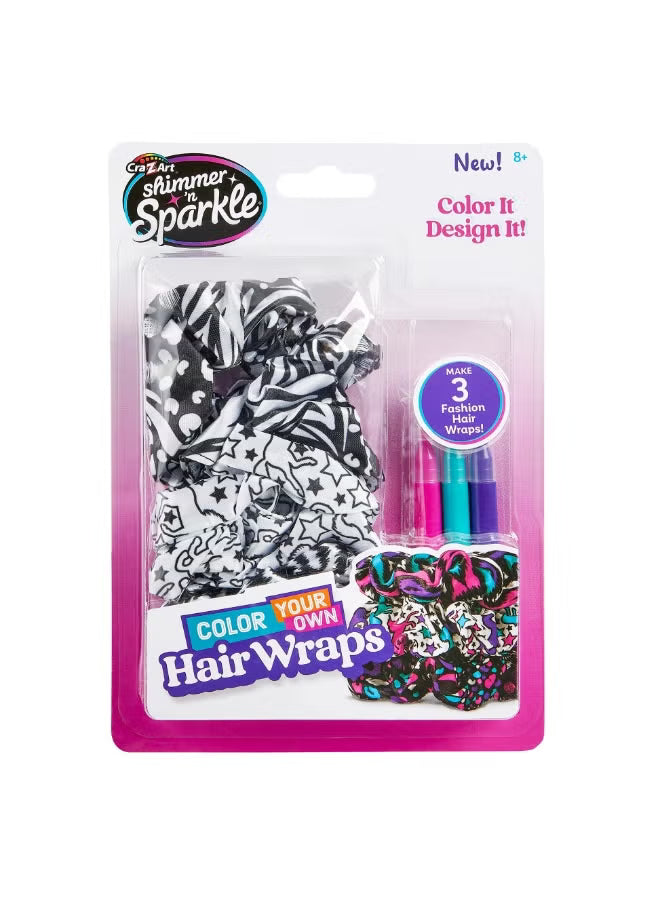 Shimmer 'n Sparkle Color Your Own Hair Wraps SNS-69569