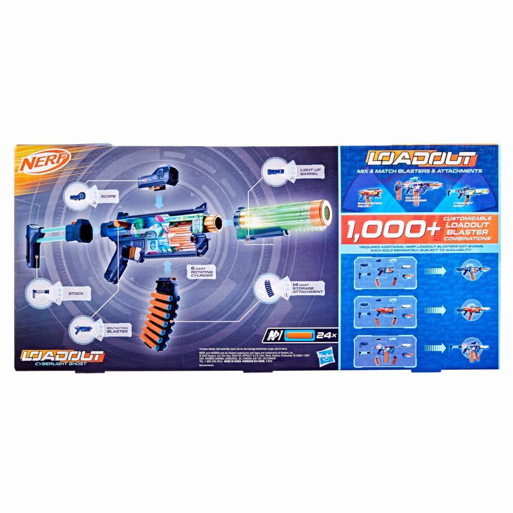 Nerf Loadout Cyberlight Ghost Customize Your Ultimate Launcher G1824 — image 15