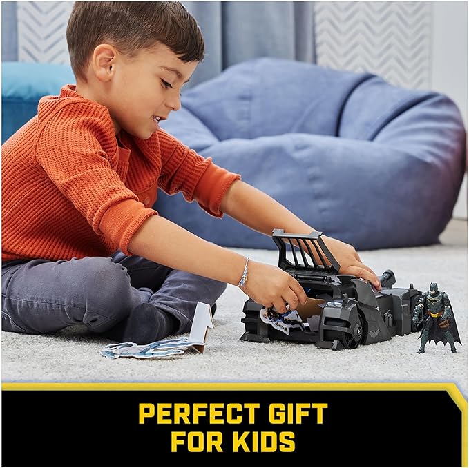DC Batman Crusader Batmobile With Figure 4-Inch 6067473 — image 5
